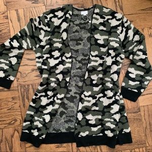 Camo Cardigan